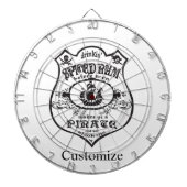 Spiced Rum Pirate Drink Thunder_Cove Dartbord (Voorkant)