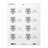 Spiced Rum Pirate Drink Thunder_Cove Etiket (Full Sheet)