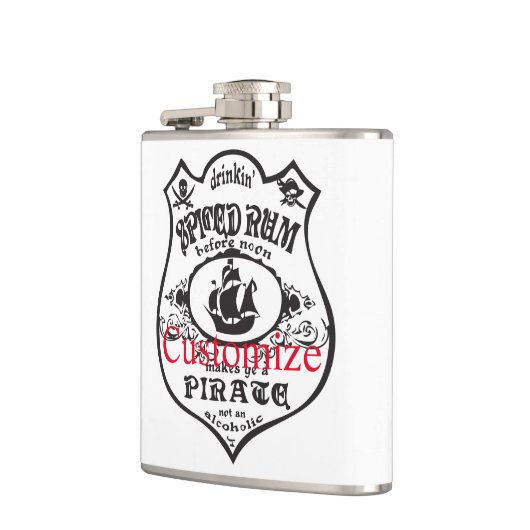 Spiced Rum Pirate Drink Thunder_Cove Heupfles (Links)