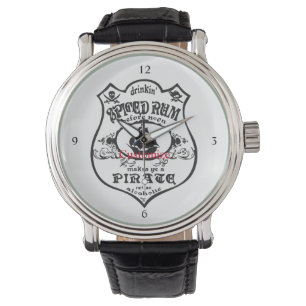 Spiced Rum Pirate Drink Thunder_Cove Horloge
