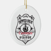 Spiced Rum Pirate Drink Thunder_Cove Keramisch Ornament (Rechts)