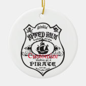 Spiced Rum Pirate Drink Thunder_Cove Keramisch Ornament (Voorkant)