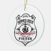 Spiced Rum Pirate Drink Thunder_Cove Keramisch Ornament (Links)