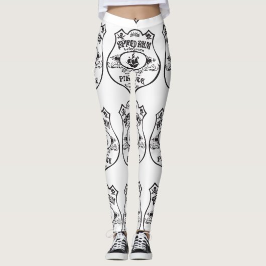 Spiced Rum Pirate Drink Thunder_Cove Leggings (Voorkant)