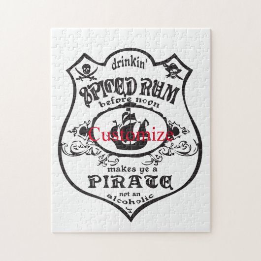 Spiced Rum Pirate Drink Thunder_Cove Legpuzzel (Verticaal)