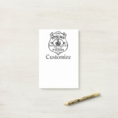 Spiced Rum Pirate Drink Thunder_Cove Post-it® Notes (Op bureau)