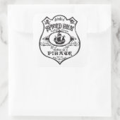 Spiced Rum Pirate Drink Thunder_Cove Vierkante Sticker (Tas)