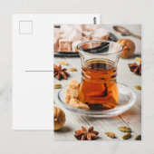 Spiced tea briefkaart (Voorkant / Achterkant)