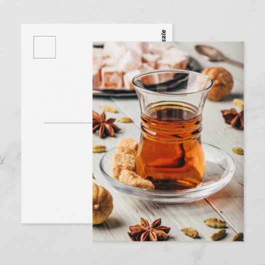 Spiced tea briefkaart (Voorkant / Achterkant)