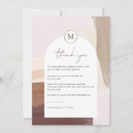 Spiced Terracotta | Weddenstabel - Hartelijk dank