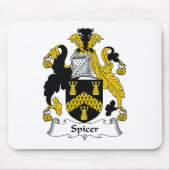 Spicer Family Crest Muismat (Voorkant)