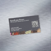 Spices Chef Custom QR Magnetisch Visitekaartje (Voorbeeld)