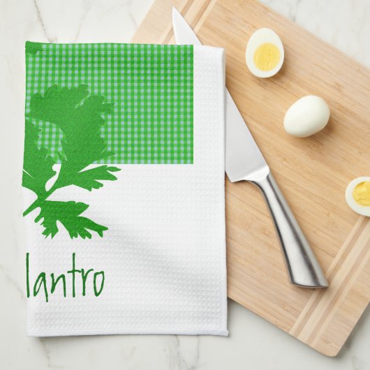 Spices Cilantro Kitchen Design Theedoek (Quarter Fold)