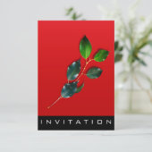 Spices Italiaanse Chef Dinner House Red Wine Green Kaart (Staand voorkant)