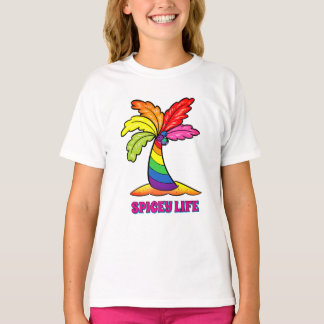 SPICeY LIFE Regenboogpalm T-shirt