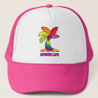 SPICeY LIFE Regenboogpalm Trucker Pet