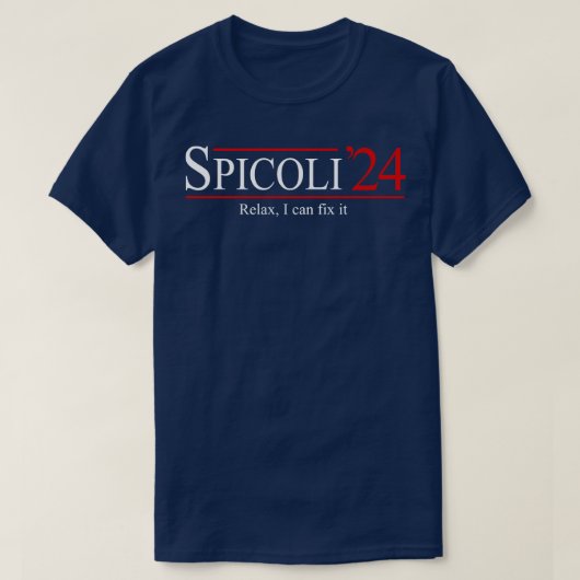 Spicoli 2024 Relax Ik kan het repareren T-shirt (Design voorkant)