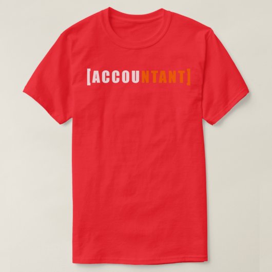 Spicy Accounant Hub als T-shirt (Design voorkant)