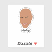 Spicy - ainsley harriott grappige sticker (Vel)