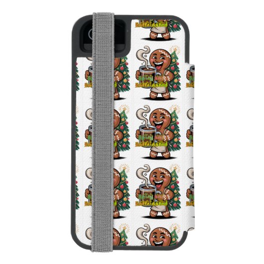 Spicy and Caffeinated Incipio iPhone Portemonnee Hoesje (Agenda Achterkant)