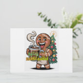 Spicy and Caffeinated Kaart (Staand voorkant)