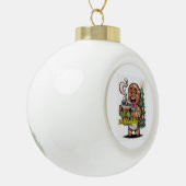 Spicy and Caffeinated Keramische Bal Ornament (Links)