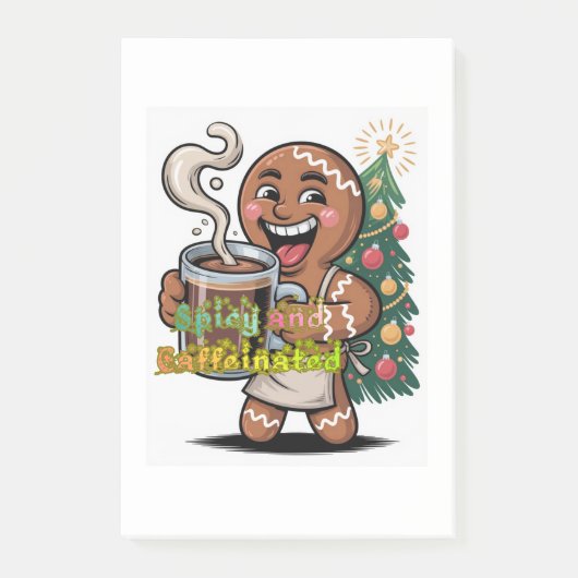 Spicy and Caffeinated Post-it® Notes (Voorkant)