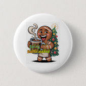 Spicy and Caffeinated Ronde Button 5,7 Cm (Voorkant)