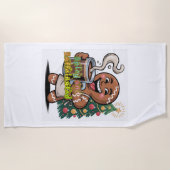 Spicy and Caffeinated Strandlaken (Voorkant)