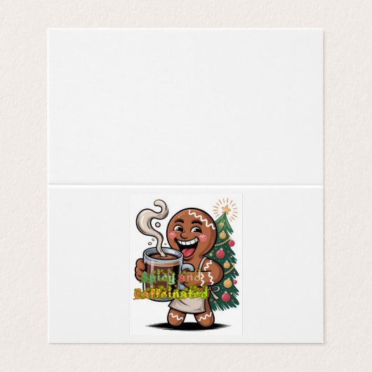 Spicy and Caffeinated Visitekaartje (Buitenkant ongevouwen)