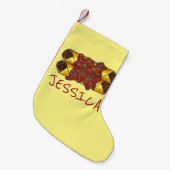 Spicy Bean Cheese Enchiladas Mexican Food Foodie Kleine Kerstsok (Voorkant (Hangend))