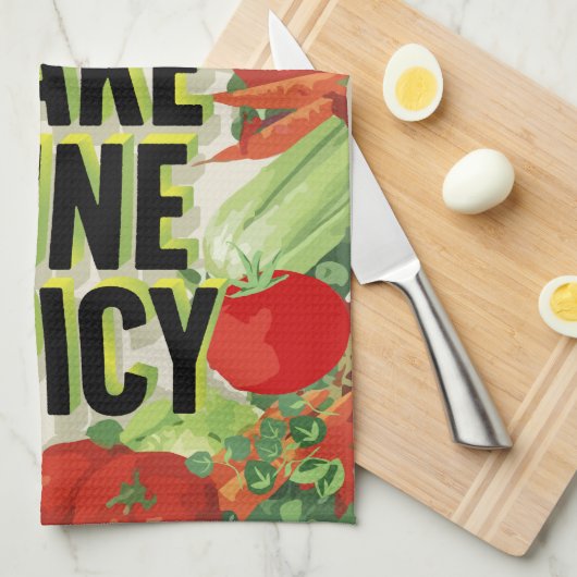 Spicy Bloody Mary Kitchen Towel Theedoek (Quarter Fold)