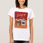 Spicy Book Koken Romance Auteur Huisvrouw T-shirt (Voorkant)
