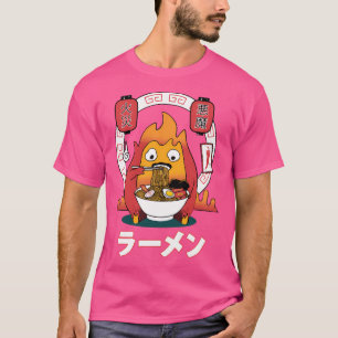 Spicy Calcifer Studio Ghibli T-shirt