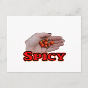 Spicy Cascabel Hot Pepper Design Briefkaart