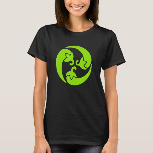 Spicy Chile Pepper Love Hot Hatch Salsa Sauce Gree T-shirt (Voorkant)