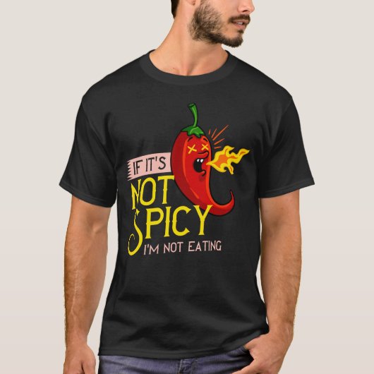 Spicy Chili Gift Hot Jalapeno Habanero Pepper T-shirt (Voorkant)