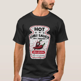 Spicy Chili Hot Sauce Costume Funny Hallow T-shirt