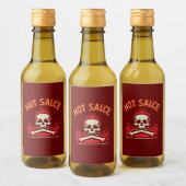 Spicy Chili Hot Sauce Wijn Etiket (Flessen)