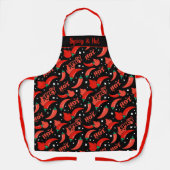 Spicy Chili Pepper Hot Food Lover Design Schort (Voorkant)