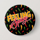 Spicy Chili Peppers Button (Voorkant)