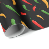 Spicy Chili Peppers die papier verpakken (Rol Hoek)