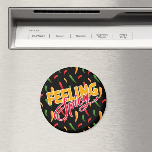 Spicy Chili Peppers Magnet (Insitu (Vaatwasser))