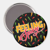 Spicy Chili Peppers Magnet (Voorkant / Achterkant)
