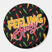 Spicy Chili Peppers Magnet (Voorkant)