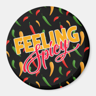 Spicy Chili Peppers Magnet