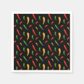 Spicy Chili Peppers Paper Napkin Servet (Voorkant)