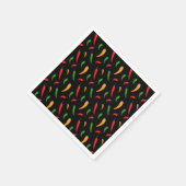 Spicy Chili Peppers Paper Napkin Servet (Hoek)