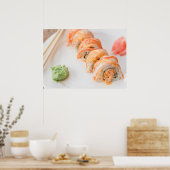 Spicy Crab Sushi Poster (Keuken)