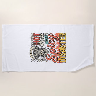 Spicy Disaster Highland Cow Vintage Western T-shir Strandlaken